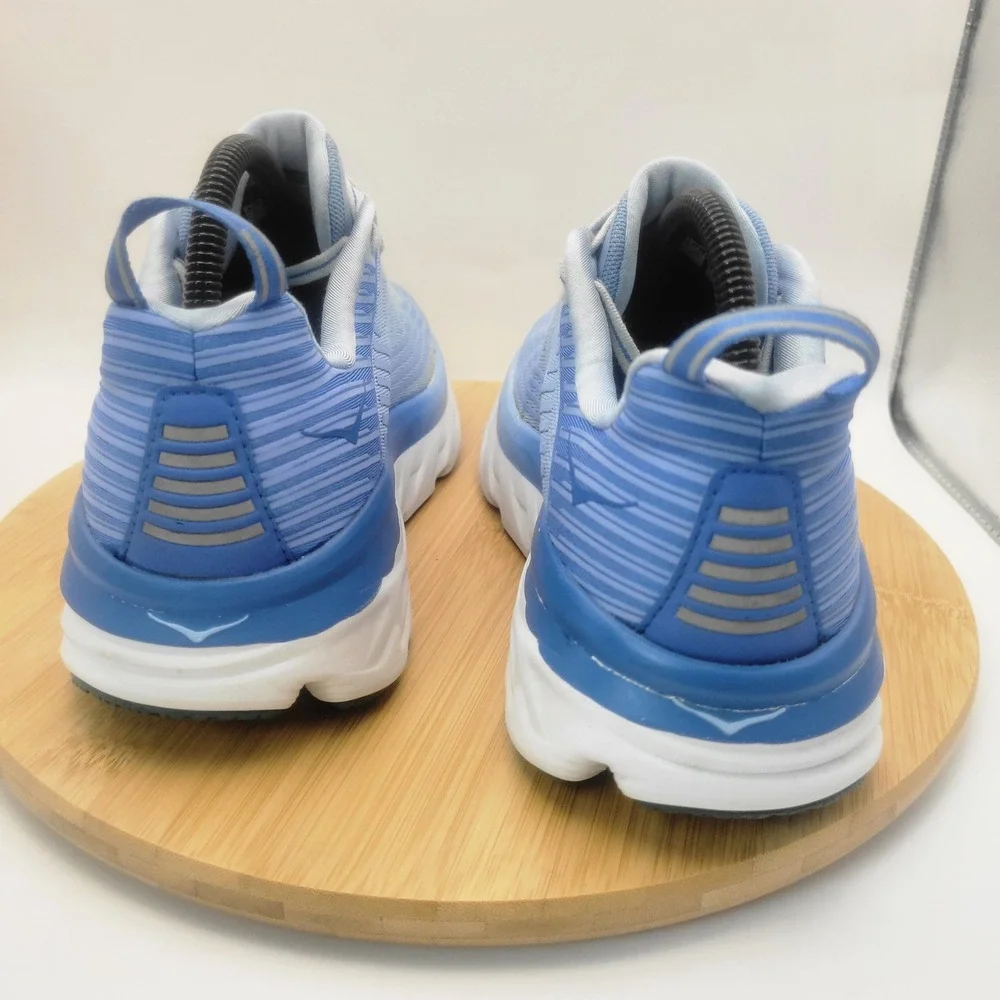 Hoka One One Bondi 6 Blue Mesh Running Shoes Womens 9 1019270 SPCB
